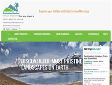 Tablet Screenshot of nepalhikingtrail.com